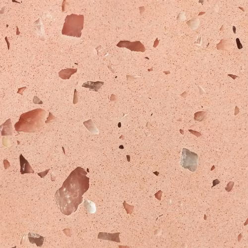 Terrazzo artificiel rose clair pour la décoration intérieure