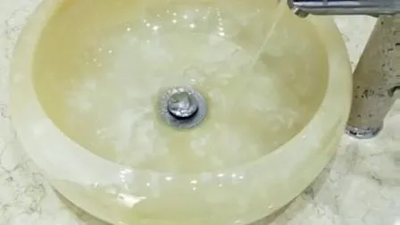 Lavabo en terrazzo blanc/beige/gris/rose/vert/coloré bon marché avec dessus de vanité