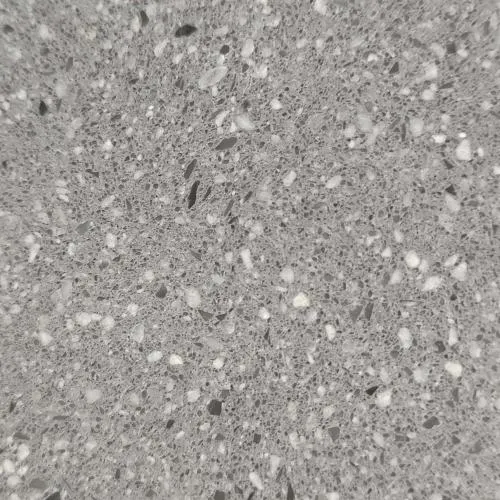 Terrazzo en pierre artificielle grise pour l'extérieur