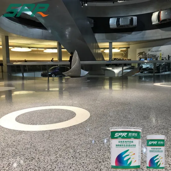 Revêtement époxy Terrazzo Elite Peinture décorative pour sol en pierre à aiguiser