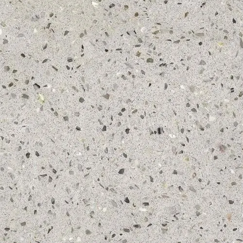 Carreaux de porcelaine à pois blancs et noirs en terrazzo