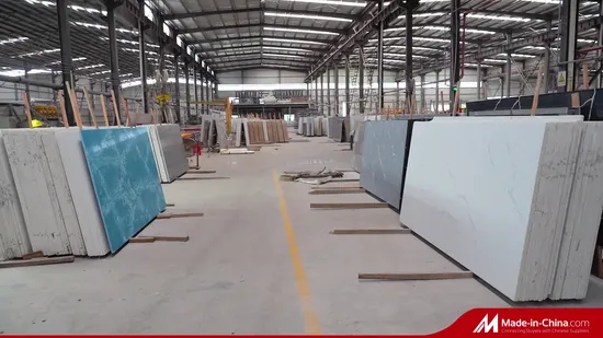 Producteur de pierre Terrazzo de Calcutta Carrarra en Chine, exportateur pour plan de toilette