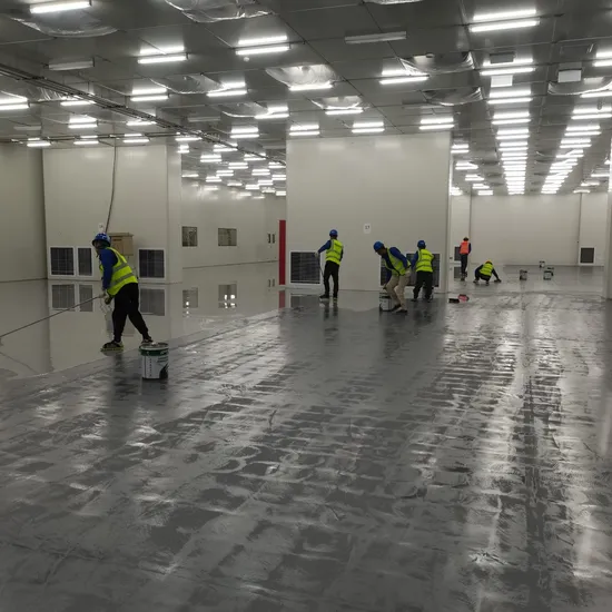 Peinture époxy terrazzo imperméable pour sol de station-service